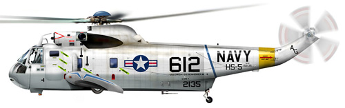 Hélicoptère S61 Seaking, US Navy