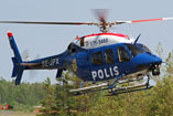 Hélicoptère Bell 429 SE-JPX de la Police suédoise, à Stockholm