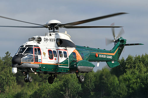 Hélicoptère H215 SuperPuma OH-HVP Gardes-Côtes Finlande