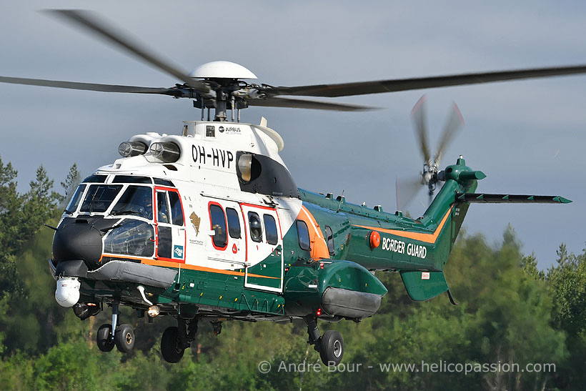 Hélicoptère H215 SuperPuma OH-HVP Gardes-Côtes Finlande