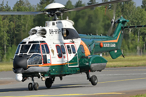 Hélicoptère H215 SuperPuma OH-HVP Gardes-Côtes Finlande