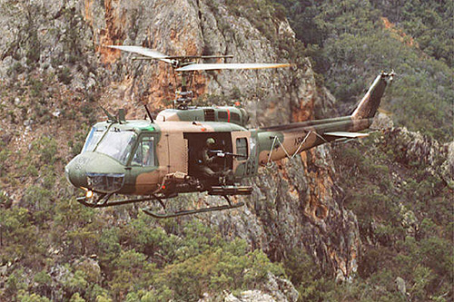 Hélicoptère UH1H BushRanger de l'armée australienne