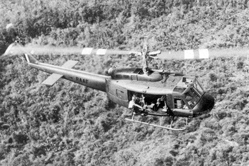 Hélicoptère UH1H BushRanger de l'armée australienne