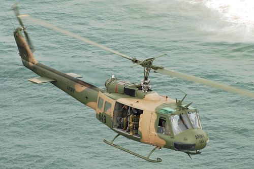 Hélicoptère UH1H BushRanger de l'armée australienne