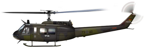 Hélicoptère UH1D Allemagne