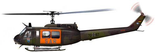 Hélicoptère UH1D Allemagne