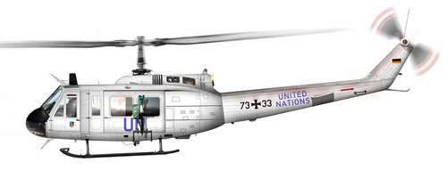 Hélicoptère UH1D Allemagne