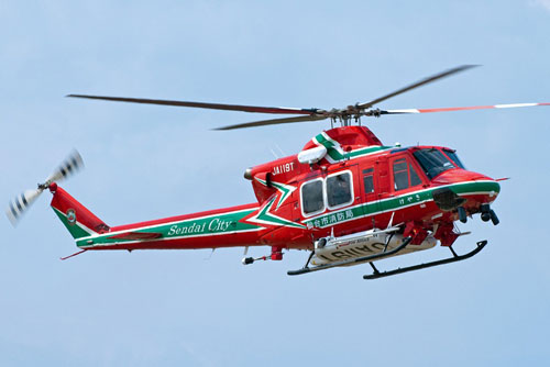 Hélicoptère Bell 412 Japon