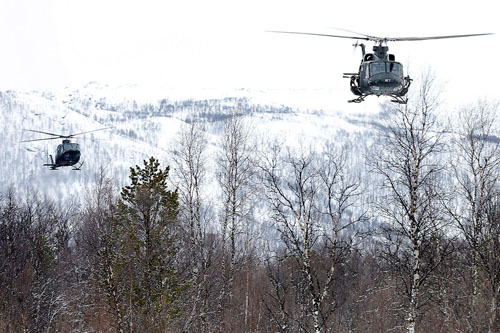 Hélicoptère 412 SP Norvège