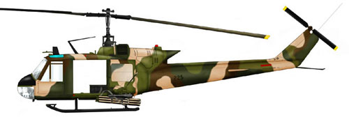 Hélicoptère UH1M Cazador Salvador