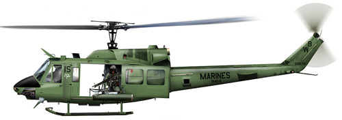 Hélicoptère UH1N USMC