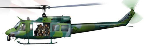 Hélicoptère UH1N USAF