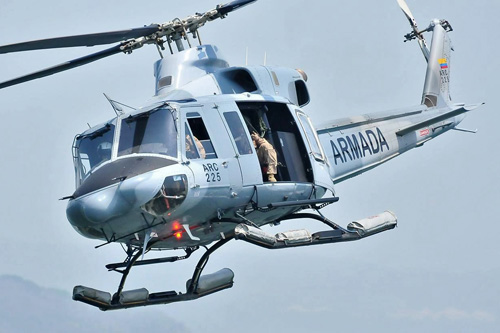 Hélicoptère UH1N Colombie