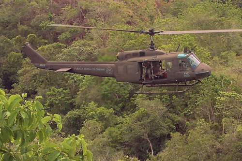 Hélicoptère UH1H Colombie