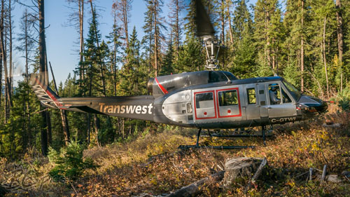 Hélicoptère Bell 214 C-GTWI, Transwest Helicopters