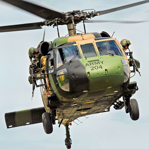 Hélicoptère UH60 Blackhawk Australie