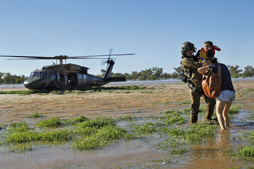 Hélicoptère UH60 Blackhawk Australie