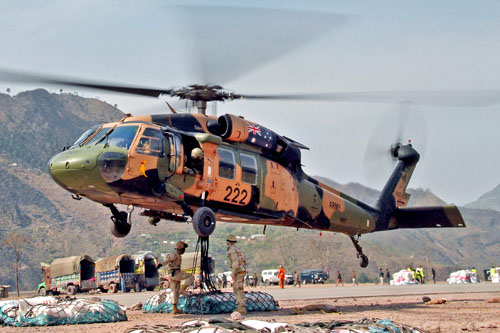 Hélicoptère UH60 Blackhawk Australie