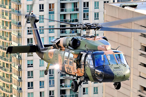 Hélicoptère UH60 Blackhawk Australie