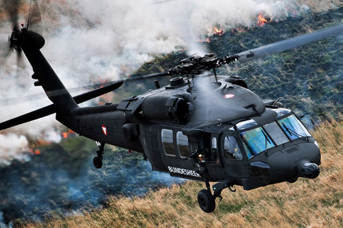 Hélicoptère UH60 Blackhawk Autriche