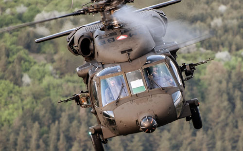 Hélicoptère UH60 Blackhawk Autriche