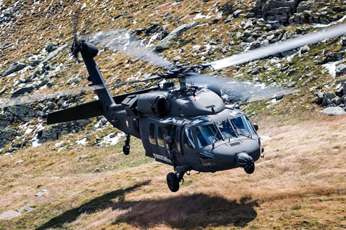 Hélicoptère UH60 Blackhawk Autriche