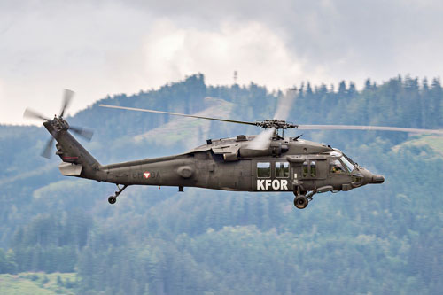 Hélicoptère UH60 Blackhawk Autriche KFOR