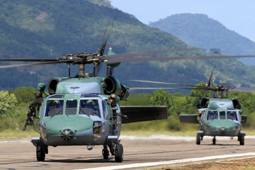 Hélicoptère UH60 Blackhawk Brésil