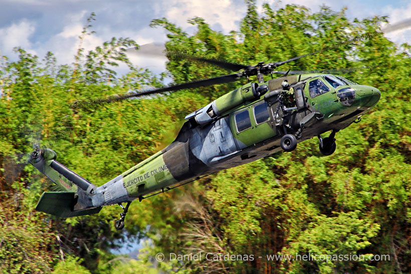 Hélicoptère UH60 Blackhawk Colombie (Ejercito Colombia)