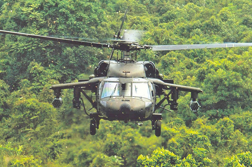 Hélicoptère UH60 Arpia de l'Armée de l'Air colombienne