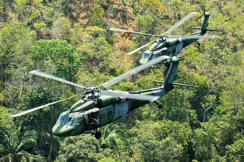 Hélicoptère UH60 Blackhawk Colombie (Ejercito Colombia)