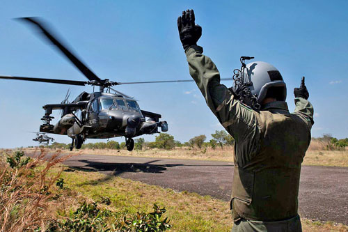 Hélicoptère UH60L Blackhawk Arpia IV Armée de l'Air Colombie (Fuerza Aerea)