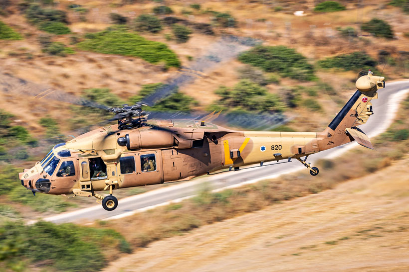 Hélicoptère UH60 Yanshuf Israel