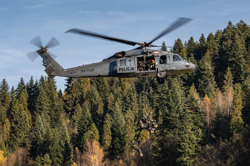 Hélicoptère S70 Blackhawk Police Pologne