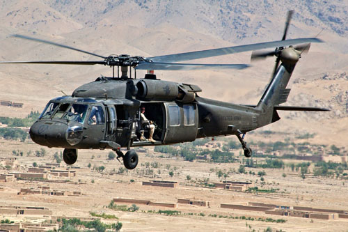 UH60 Blackhawk en Afghanistan