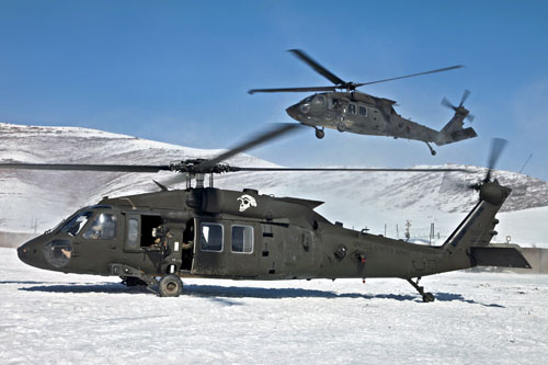 UH60 Blackhawk en Afghanistan