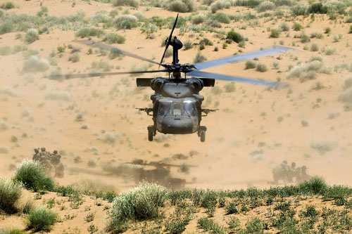 UH60 Blackhawk en Afghanistan