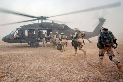 UH60 Blackhawk en Irak