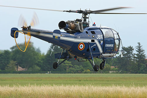 Hélicoptère Alouette III Gendarmerie