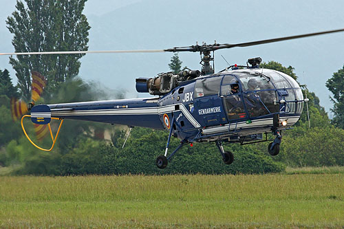 Hélicoptère Alouette III Gendarmerie