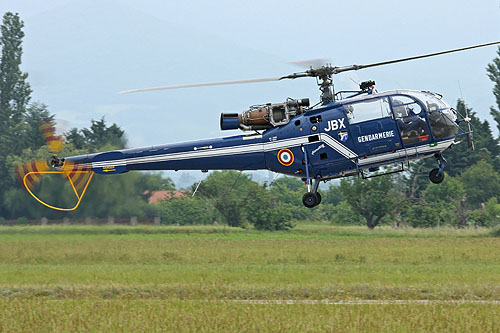 Hélicoptère Alouette III Gendarmerie