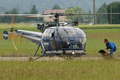 Hélicoptère Alouette III Gendarmerie