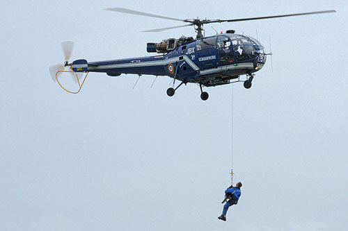 Hélicoptère Alouette III Gendarmerie