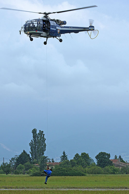 Hélicoptère Alouette III Gendarmerie