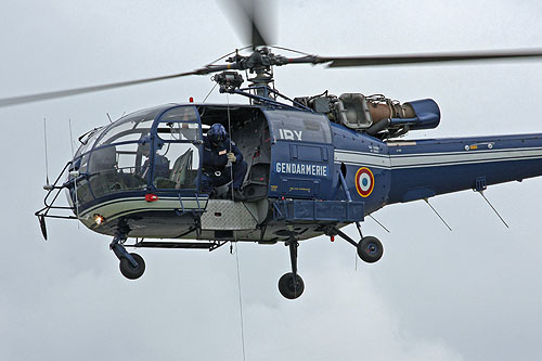 Hélicoptère Alouette III Gendarmerie