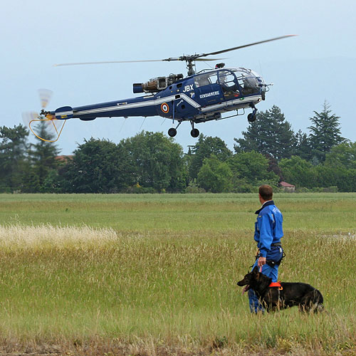 Hélicoptère Alouette III Gendarmerie