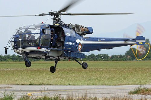 Hélicoptère Alouette III Gendarmerie