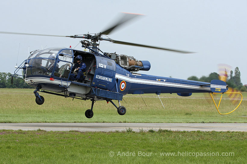 Hélicoptère Alouette III Gendarmerie