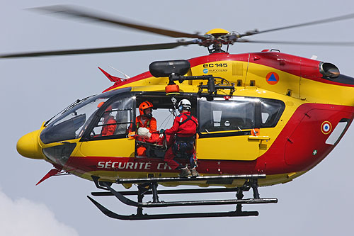 Hélicoptère EC145 Sécurité Civile