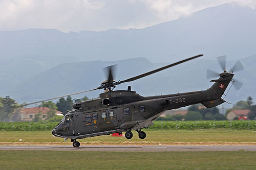 Hélicoptère AS532 Cougar de l'armée suisse